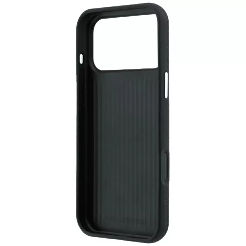 Karl Lagerfeld - Saffiano with K&C Heads Pins and Logo (KLHCP18XPSWFDHPK) - iPhone 18 Pro Max / iPhone 17 Pro Max - Black