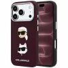 Karl Lagerfeld - Saffiano with K&C Heads Pins and Logo (KLHCP18XPSWFDHPR) - iPhone 18 Pro Max / iPhone 17 Pro Max - Burgundy
