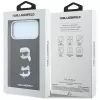 Karl Lagerfeld - Saffiano with K&C Heads Pins and Logo (KLHCP18XPSWFDHPR) - iPhone 18 Pro Max / iPhone 17 Pro Max - Burgundy