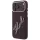 Karl Lagerfeld - Smooth Leather Big Resin Signature Logo (KLHCP18X6PFCKSRR) - iPhone 18 Pro Max / iPhone 17 Pro Max - Burgundy