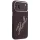 Karl Lagerfeld - Smooth Leather Big Resin Signature Logo (KLHCP18L6PFCKSRR) - iPhone 18 Pro / iPhone 17 Pro - Burgundy