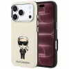 Karl Lagerfeld - Smooth Leather Ikonik Sketch MagSafe (KLHMP18X6PWKIKDE) - iPhone 18 Pro Max / iPhone 17 Pro Max - Beige