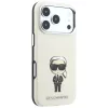 Karl Lagerfeld - Smooth Leather Ikonik Sketch MagSafe (KLHMP18X6PWKIKDE) - iPhone 18 Pro Max / iPhone 17 Pro Max - Beige