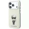 Karl Lagerfeld - Smooth Leather Ikonik Sketch MagSafe (KLHMP18X6PWKIKDE) - iPhone 18 Pro Max / iPhone 17 Pro Max - Beige