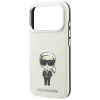 Karl Lagerfeld - Smooth Leather Ikonik Sketch MagSafe (KLHMP18X6PWKIKDE) - iPhone 18 Pro Max / iPhone 17 Pro Max - Beige