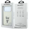 Karl Lagerfeld - Smooth Leather Ikonik Sketch MagSafe (KLHMP18X6PWKIKDE) - iPhone 18 Pro Max / iPhone 17 Pro Max - Beige