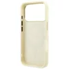 Guess - Grained Leather Ring Stand 360 Classic Logo MagSafe (GUHMP18L6PSGRSCLE) - iPhone 18 Pro / iPhone 17 Pro - Beige