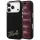 Karl Lagerfeld - Grained Leather Resin Sign Logo MagSafe (KLHMP18X6PWKSRSK) - iPhone 18 Pro Max / iPhone 17 Pro Max - Black