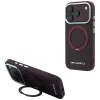 Karl Lagerfeld - Ring Stand 360 Saffiano MagSafe (KLHMP18L6PSARSKMR) - iPhone 18 Pro / iPhone 17 Pro - Burgundy