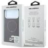 Karl Lagerfeld - Leather Ring Stand 360 KC Pin MagSafe (KLHMP18XPSRSKCHR) - iPhone 18 Pro Max / iPhone 17 Pro Max - Burgundy