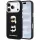 Karl Lagerfeld - Saffiano with K&C Heads Pins and Logo (KLHCP18LPSWFDHPK) - iPhone 18 Pro / iPhone 17 Pro - Black