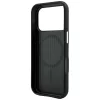 Karl Lagerfeld - Grained Leather Embossed Ring MagSafe (KLHMP18X6PWBKECK) - iPhone 18 Pro Max / iPhone 17 Pro Max - Black