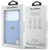 Karl Lagerfeld - Leather Point & C Sketch MagSafe (KLHMP18L6PCCPRB) - iPhone 18 Pro / iPhone 17 Pro - Light Blue