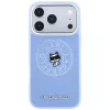Karl Lagerfeld - Leather Point & C Sketch MagSafe (KLHMP18X6PCCPRB) - iPhone 18 Pro Max / iPhone 17 Pro Max - Light Blue