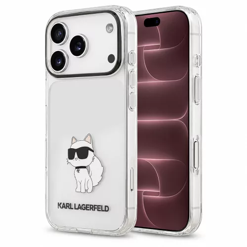 Karl Lagerfeld - IML NFT Choupette (KLHCP18XHNCHTCT) - iPhone 18 Pro Max / iPhone 17 Pro Max - Karl Head Transparent
