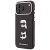 Karl Lagerfeld - Saffiano K&C Heads Pins Logo Crossbody (KLHCP18XPSWFDHPSR) - iPhone 18 Pro Max / iPhone 17 Pro Max - Burgundy