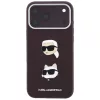 Karl Lagerfeld - Saffiano K&C Heads Pins Logo Crossbody (KLHCP18XPSWFDHPSR) - iPhone 18 Pro Max / iPhone 17 Pro Max - Burgundy