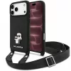 Karl Lagerfeld - Saffiano K&C Metal Pin CBDY Crossbody (KLHCP18XSAKCPBK) - iPhone 18 Pro Max / iPhone 17 Pro Max - Black