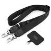Karl Lagerfeld - Saffiano K&C Heads Pins and Logo Crossbody (KLHCP18LPSWFDHPSK) - iPhone 18 Pro / iPhone 17 Pro - Black