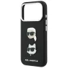 Karl Lagerfeld - Saffiano K&C Heads Pins and Logo Crossbody (KLHCP18LPSWFDHPSK) - iPhone 18 Pro / iPhone 17 Pro - Black