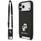 Karl Lagerfeld - Saffiano K&C Metal Pin CBDY Crossbody (KLHCP18LSAKCPBK) - iPhone 18 Pro / iPhone 17 Pro - Black