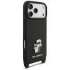 Karl Lagerfeld - Saffiano K&C Metal Pin CBDY Crossbody (KLHCP18LSAKCPBK) - iPhone 18 Pro / iPhone 17 Pro - Black