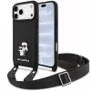 Karl Lagerfeld - Saffiano K&C Metal Pin CBDY Crossbody (KLHCP18LSAKCPBK) - iPhone 18 Pro / iPhone 17 Pro - Black