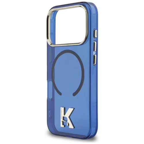 Karl Lagerfeld - IML K Head Logo MagSafe (KLHMP18L5HTMKHDB) - iPhone 18 Pro / iPhone 17 Pro - Blue