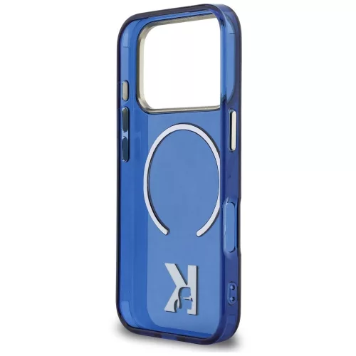 Karl Lagerfeld - IML K Head Logo MagSafe (KLHMP18L5HTMKHDB) - iPhone 18 Pro / iPhone 17 Pro - Blue
