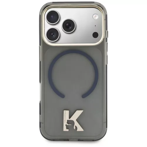 Karl Lagerfeld - IML K Head Logo MagSafe (KLHMP18X5HTMKHDK) - iPhone 18 Pro Max / iPhone 17 Pro Max - Black