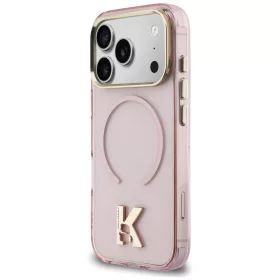   Karl Lagerfeld - IML K Head Logo MagSafe (KLHMP18X5HTMKHDP) - iPhone 18 Pro Max / iPhone 17 Pro Max - Pink