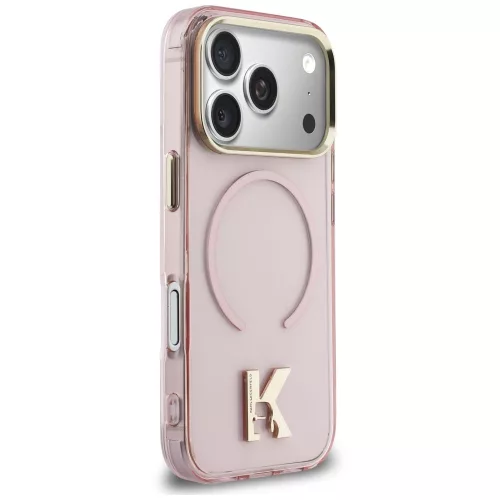 Karl Lagerfeld - IML K Head Logo MagSafe (KLHMP18X5HTMKHDP) - iPhone 18 Pro Max / iPhone 17 Pro Max - Pink