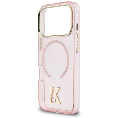 Karl Lagerfeld - IML K Head Logo MagSafe (KLHMP18X5HTMKHDP) - iPhone 18 Pro Max / iPhone 17 Pro Max - Pink