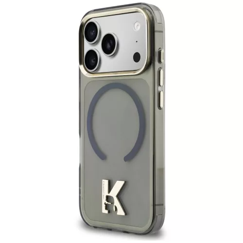 Karl Lagerfeld - IML K Head Logo MagSafe (KLHMP18L5HTMKHDK) - iPhone 18 Pro / iPhone 17 Pro - Black
