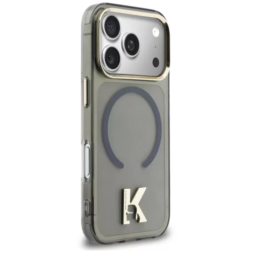 Karl Lagerfeld - IML K Head Logo MagSafe (KLHMP18L5HTMKHDK) - iPhone 18 Pro / iPhone 17 Pro - Black