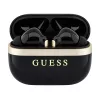 Guess - Wireless Earbuds Glossy Gold Line Printed Classic Logo (GUTWSN2HGGSK) - Bluetooth, TWS, Microphone, In-ear - Black