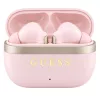 Guess - Wireless Earbuds Glossy Gold Line Printed Classic Logo (GUTWSN2HGGSP) - Bluetooth, TWS, Microphone, In-ear - Pink