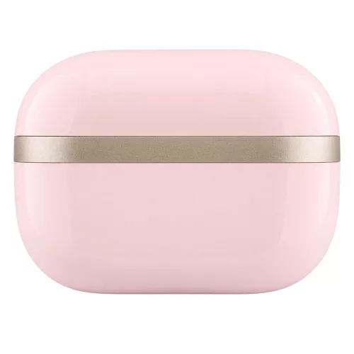 Guess - Wireless Earbuds Glossy Gold Line Printed Classic Logo (GUTWSN2HGGSP) - Bluetooth, TWS, Microphone, In-ear - Pink