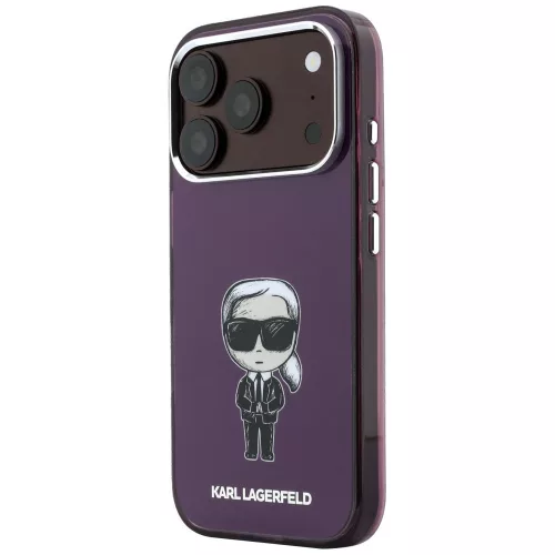 Karl Lagerfeld - IML Ikonik Sketch Print MagSafe (KLHMP18L6HKIKDR) - iPhone 18 Pro / iPhone 17 Pro - Burgundy