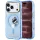 Karl Lagerfeld - IML Peekaboo Print Metal Frame MagSafe (KLHMP18X6HCPSCB) - iPhone 18 Pro Max / iPhone 17 Pro Max - Light Blue