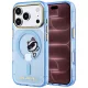 Karl Lagerfeld - IML Peekaboo Print Metal Frame MagSafe (KLHMP18X6HCPSCB) - iPhone 18 Pro Max / iPhone 17 Pro Max - Light Blue