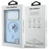 Karl Lagerfeld - IML Peekaboo Print Metal Frame MagSafe (KLHMP18X6HCPSCB) - iPhone 18 Pro Max / iPhone 17 Pro Max - Light Blue