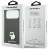 Karl Lagerfeld - Silicone Choupette Metal Pin (KLHCP18XSMHCNPK) - iPhone 18 Pro Max / iPhone 17 Pro Max - Black