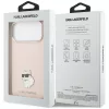 Karl Lagerfeld - Silicone Choupette Metal Pin (KLHCP18XSMHCNPP) - iPhone 18 Pro Max / iPhone 17 Pro Max - Pink