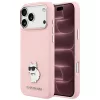Karl Lagerfeld - Silicone Choupette Metal Pin (KLHCP18XSMHCNPP) - iPhone 18 Pro Max / iPhone 17 Pro Max - Pink