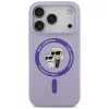 Karl Lagerfeld - Silicone KC Body Ring MagSafe (KLHMP18XSCMKCRHU) - iPhone 18 Pro Max / iPhone 17 Pro Max - Purple