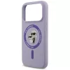 Karl Lagerfeld - Silicone KC Body Ring MagSafe (KLHMP18XSCMKCRHU) - iPhone 18 Pro Max / iPhone 17 Pro Max - Purple