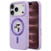 Karl Lagerfeld - Silicone KC Body Ring MagSafe (KLHMP18XSCMKCRHU) - iPhone 18 Pro Max / iPhone 17 Pro Max - Purple