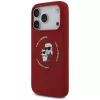Karl Lagerfeld - Silicone KC Body Ring MagSafe (KLHMP18XSCMKCRHR) - iPhone 18 Pro Max / iPhone 17 Pro Max - Red