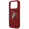 Karl Lagerfeld - Silicone KC Body Ring MagSafe (KLHMP18XSCMKCRHR) - iPhone 18 Pro Max / iPhone 17 Pro Max - Red